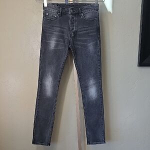 Ksubi Chitch Throwblack Black Wash Jeans Cross Logo Streetwear Designer Denim